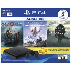 Playstation 4 1TB Hits 4 Bundle + 3 meses plus